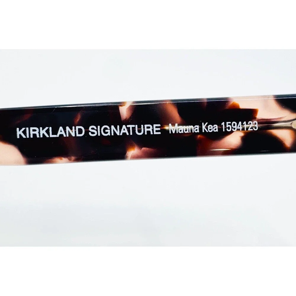 Kirkland Signature Mauna Kea Eyeglasses Womens Rose Tortoise Italy 55-17-145